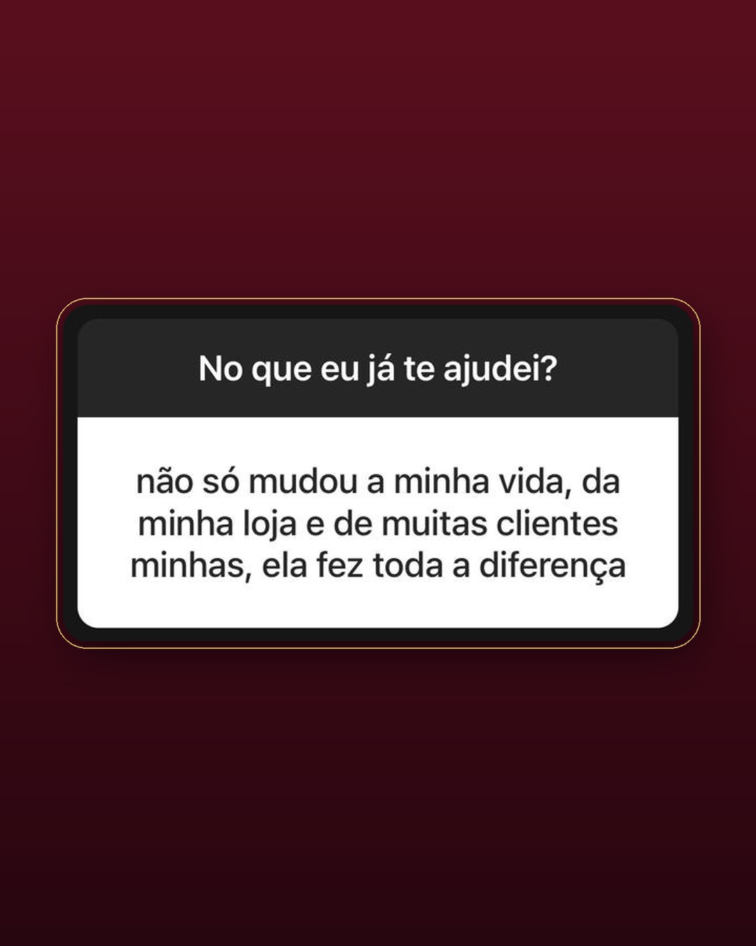 Print de depoimento de aluna 4