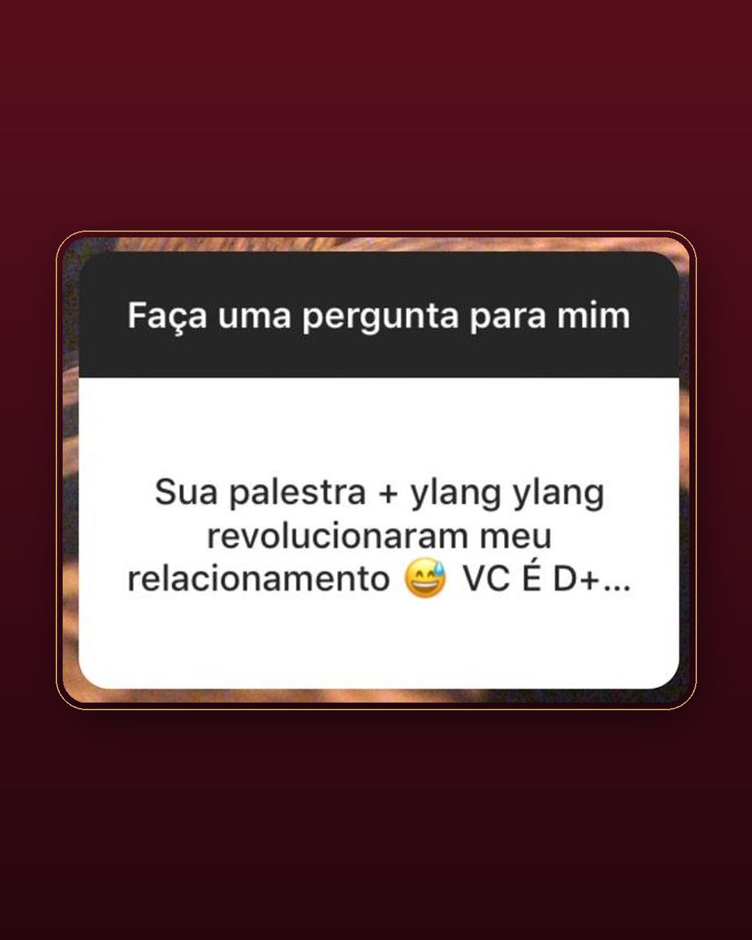 Print de depoimento de aluna 5